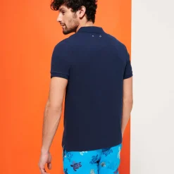 Homme Vilebrequin Polos^Polo En Pique De Coton Organique Homme Uni