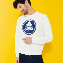 Homme Vilebrequin Sweats^Pull Col Rond En Coton Logo Eponge Homme