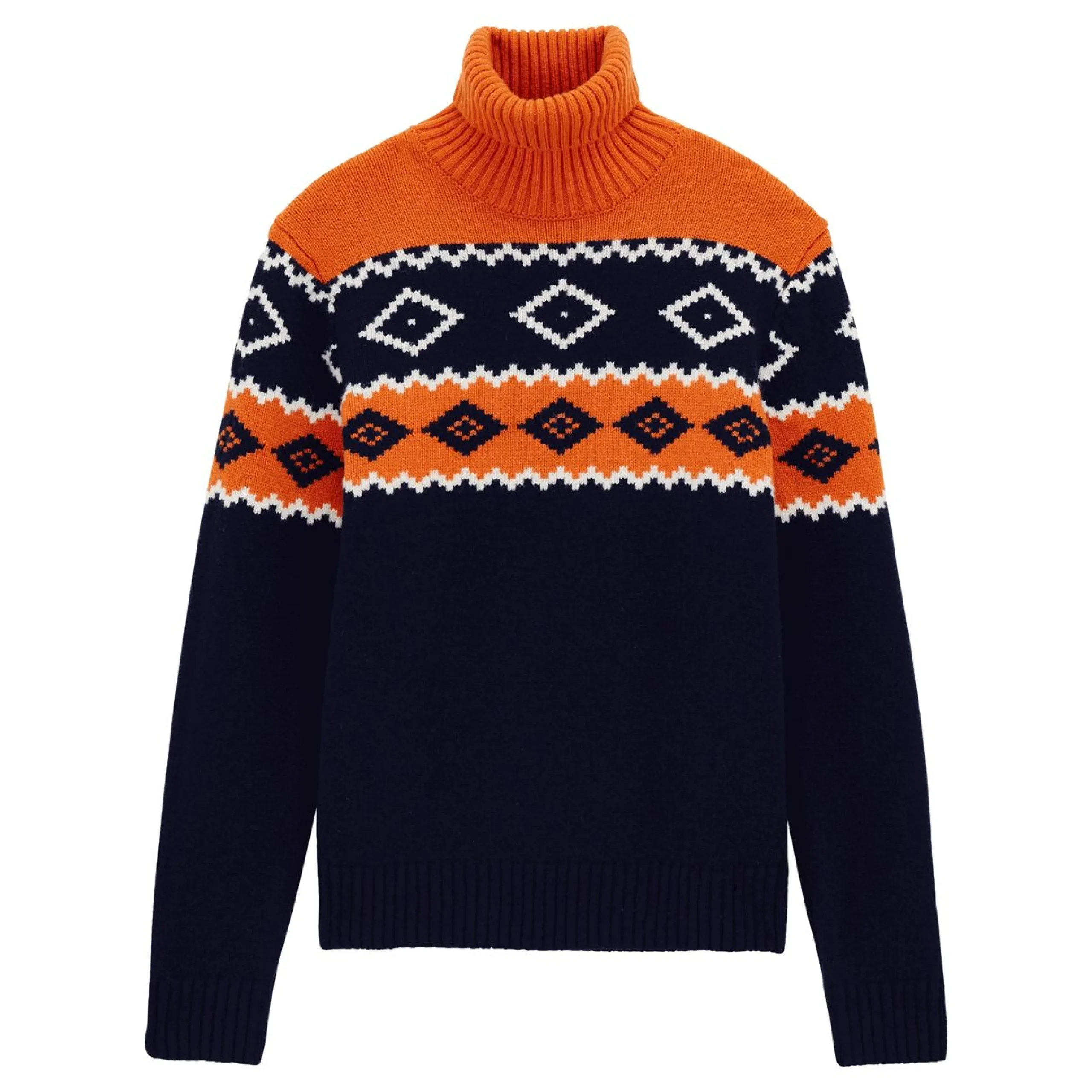 Homme Vilebrequin Pulls Et Cardigans^Pull Col Roule Laine Jacquard Homme