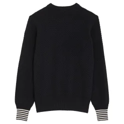 Homme Vilebrequin Pulls Et Cardigans^Pull En Coton Cachemire Ras-Du-Cou Homme Uni