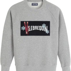 Homme Vilebrequin Sweats^Pull En Coton Homme Logo Brodé Velours