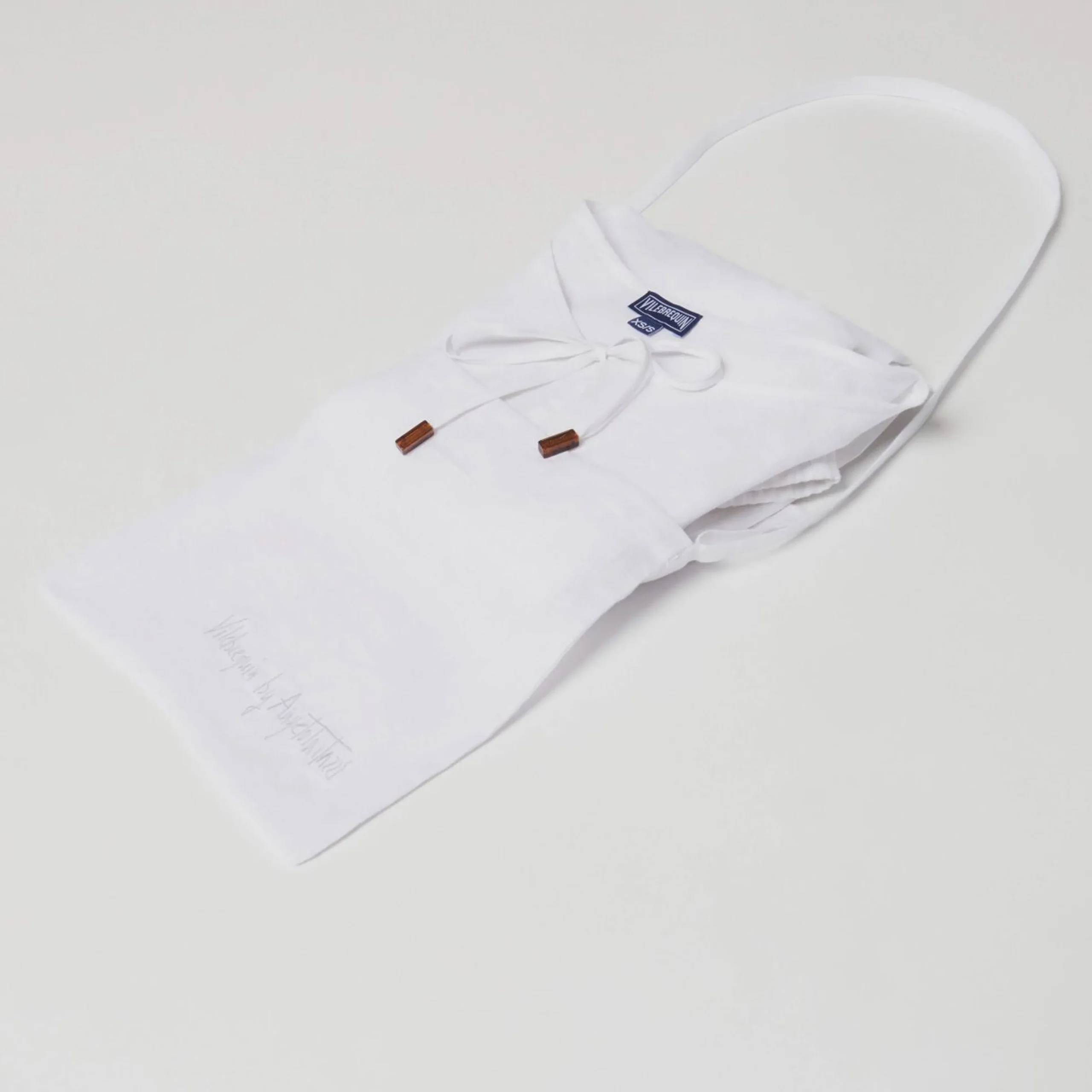 Femme Vilebrequin Tuniques^Robe Carree Femme En Lin Blanc- X Angelo Tarlazzi