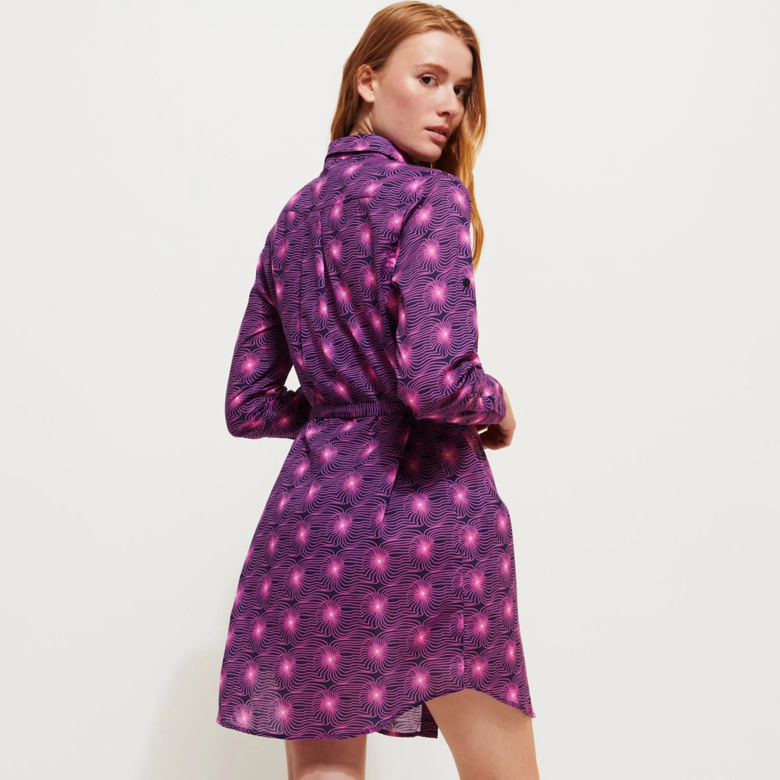 Femme Vilebrequin Robes^Robe Chemise En Coton Femme Hypno Shell