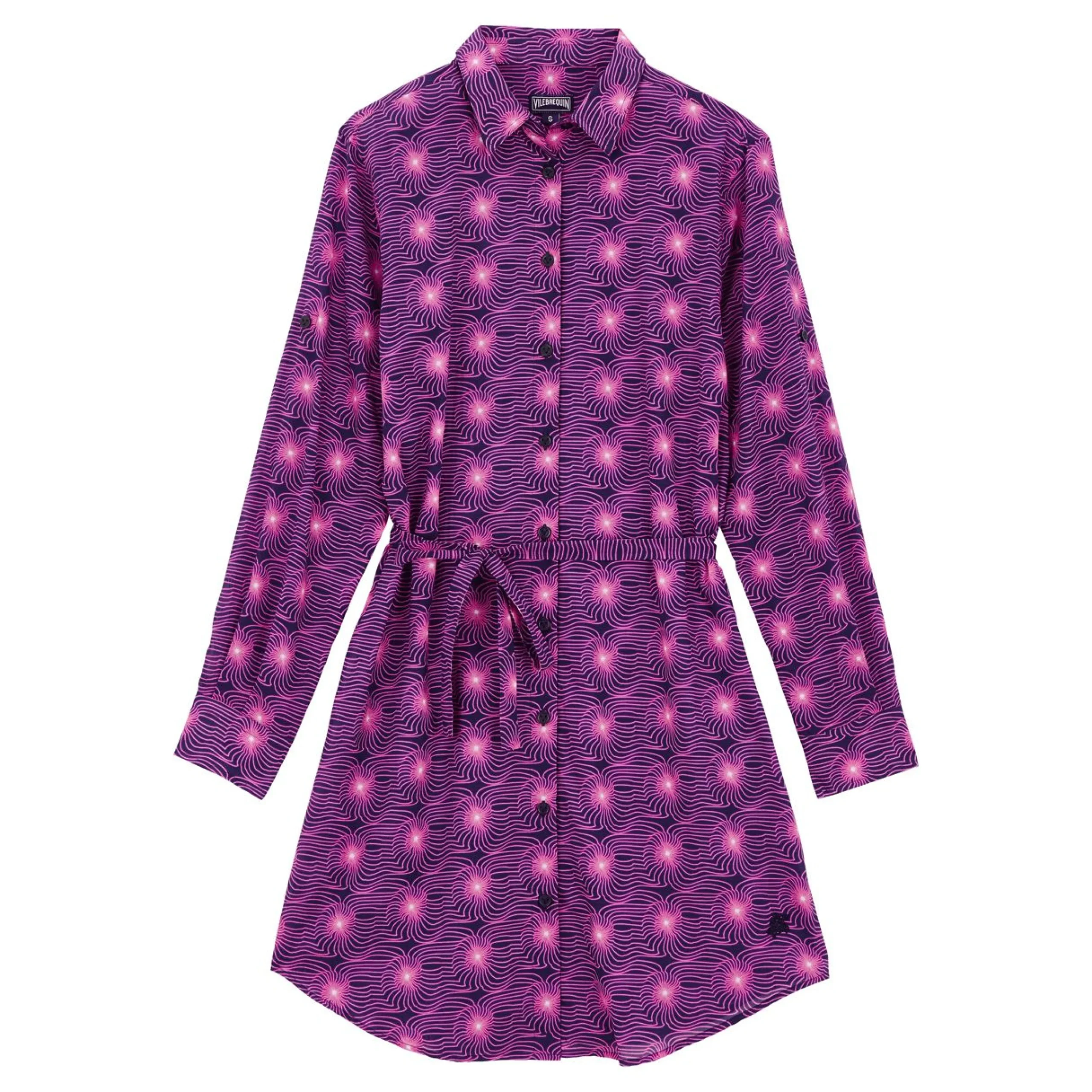 Femme Vilebrequin Robes^Robe Chemise En Coton Femme Hypno Shell