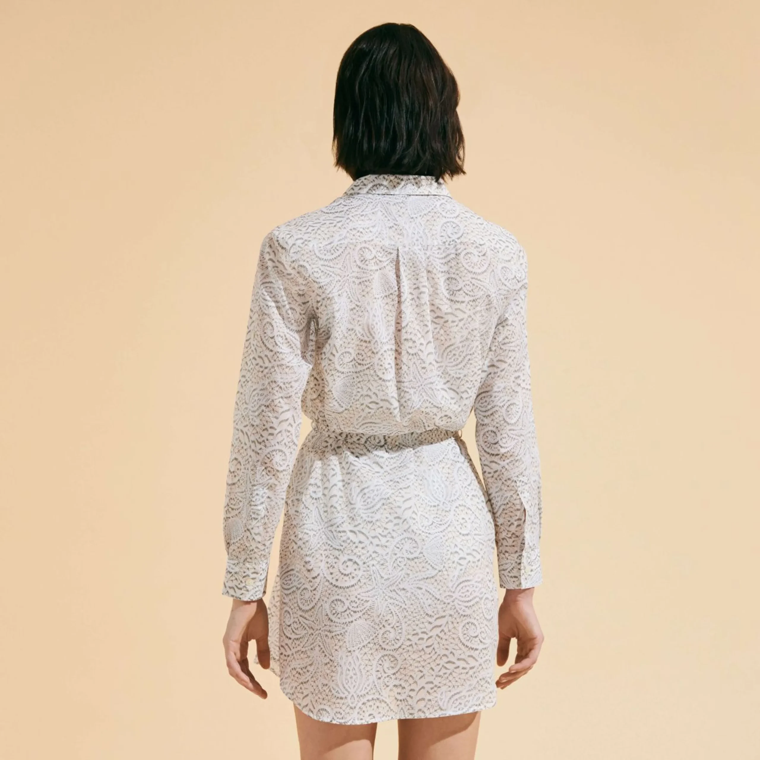 Femme Vilebrequin Robes^Robe Chemise En Coton Organique Femme Dentelles