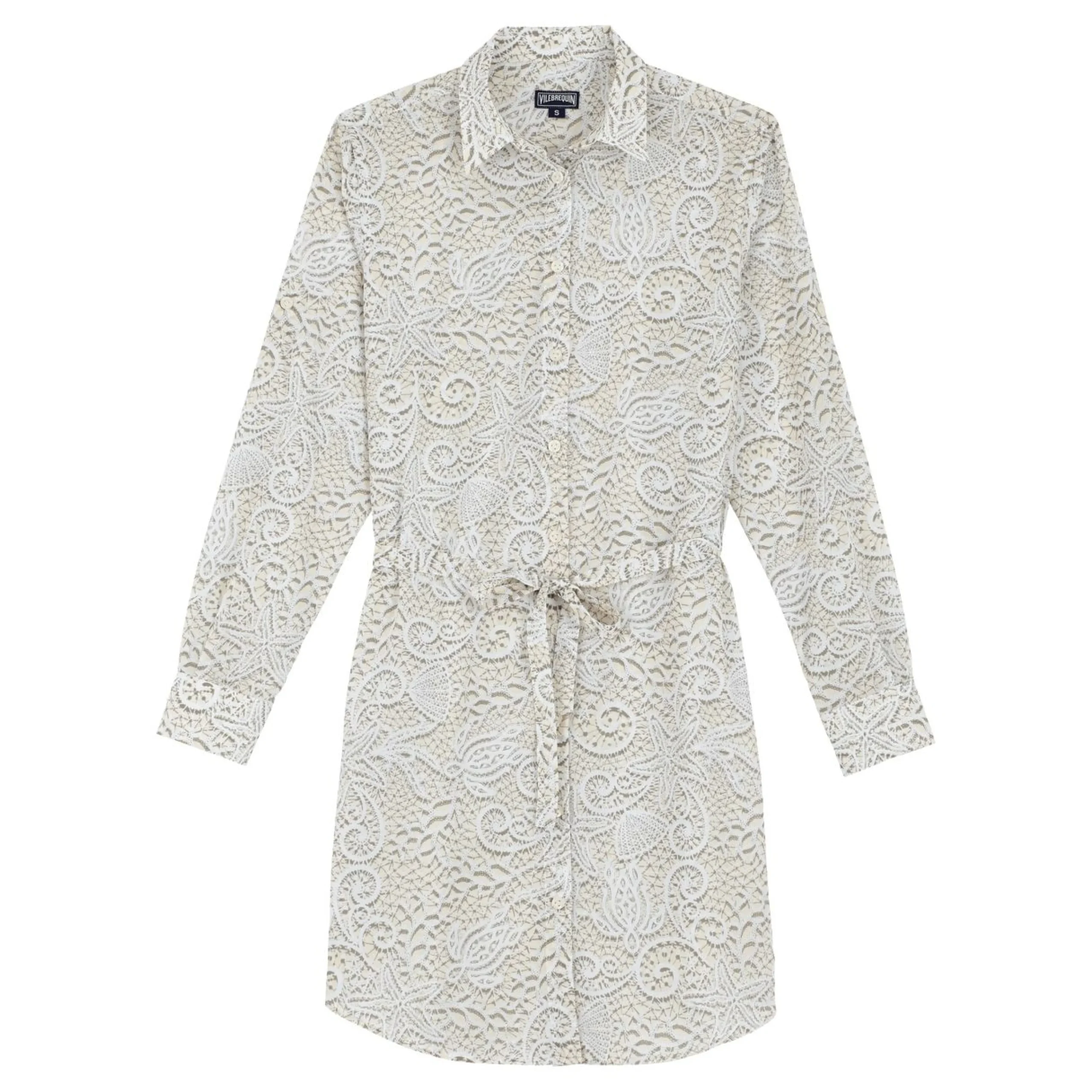 Femme Vilebrequin Robes^Robe Chemise En Coton Organique Femme Dentelles