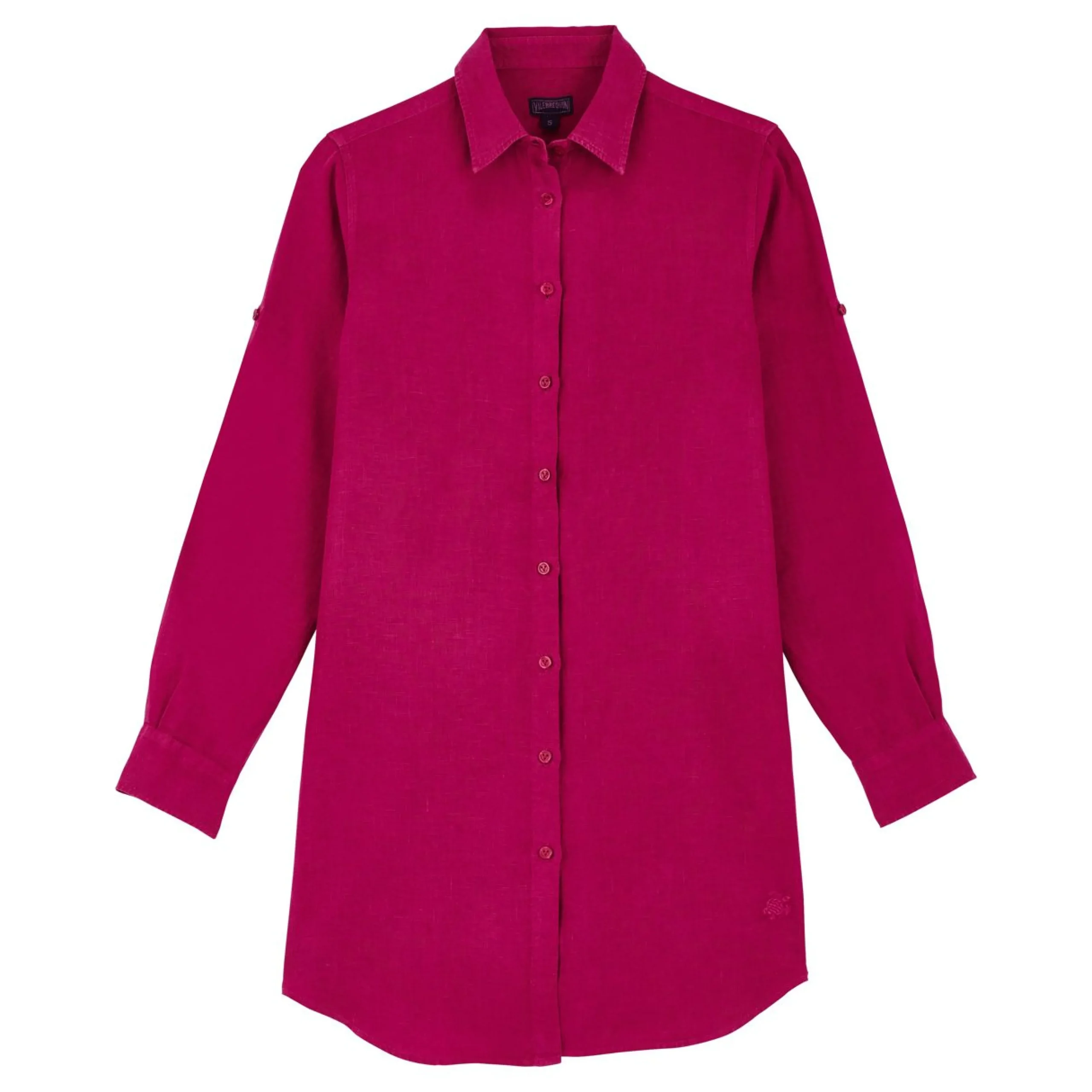 Femme Vilebrequin Tuniques^Robe Chemise En Lin Femme Unie
