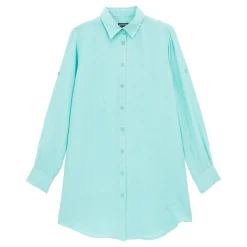 Femme Vilebrequin Tuniques^Robe Chemise En Lin Femme Unie
