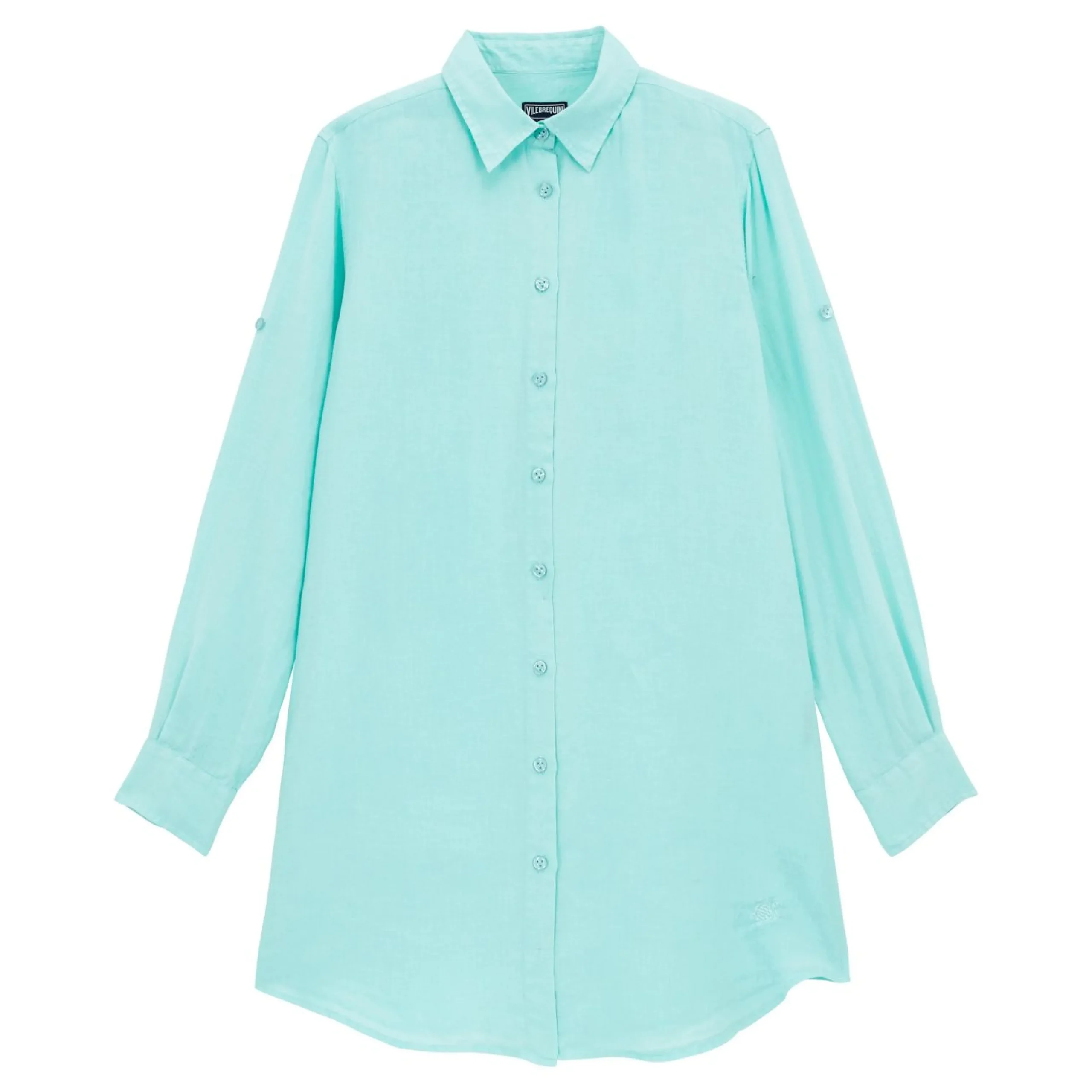 Femme Vilebrequin Tuniques^Robe Chemise En Lin Femme Unie