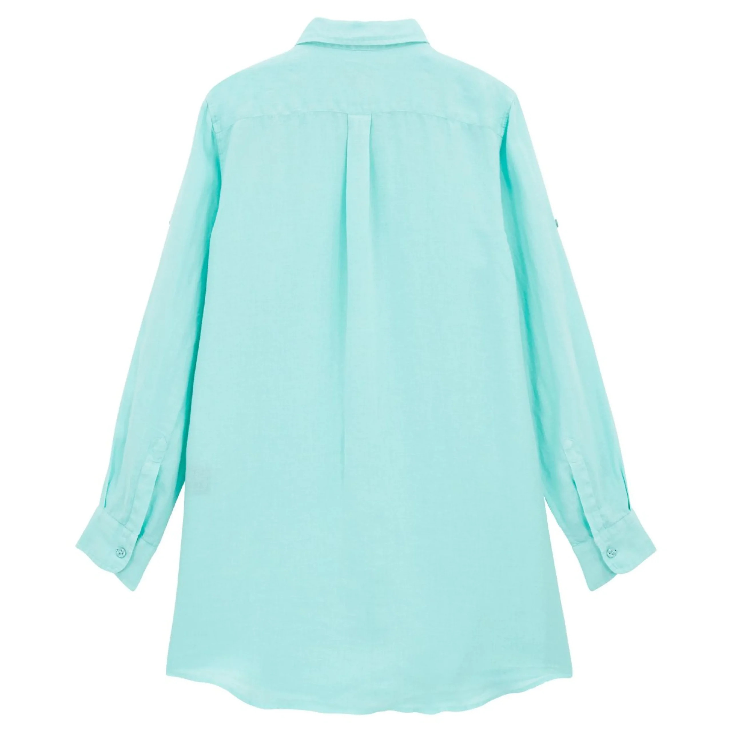 Femme Vilebrequin Tuniques^Robe Chemise En Lin Femme Unie