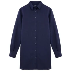 Femme Vilebrequin Tuniques^Robe Chemise Femme En Lin Unie