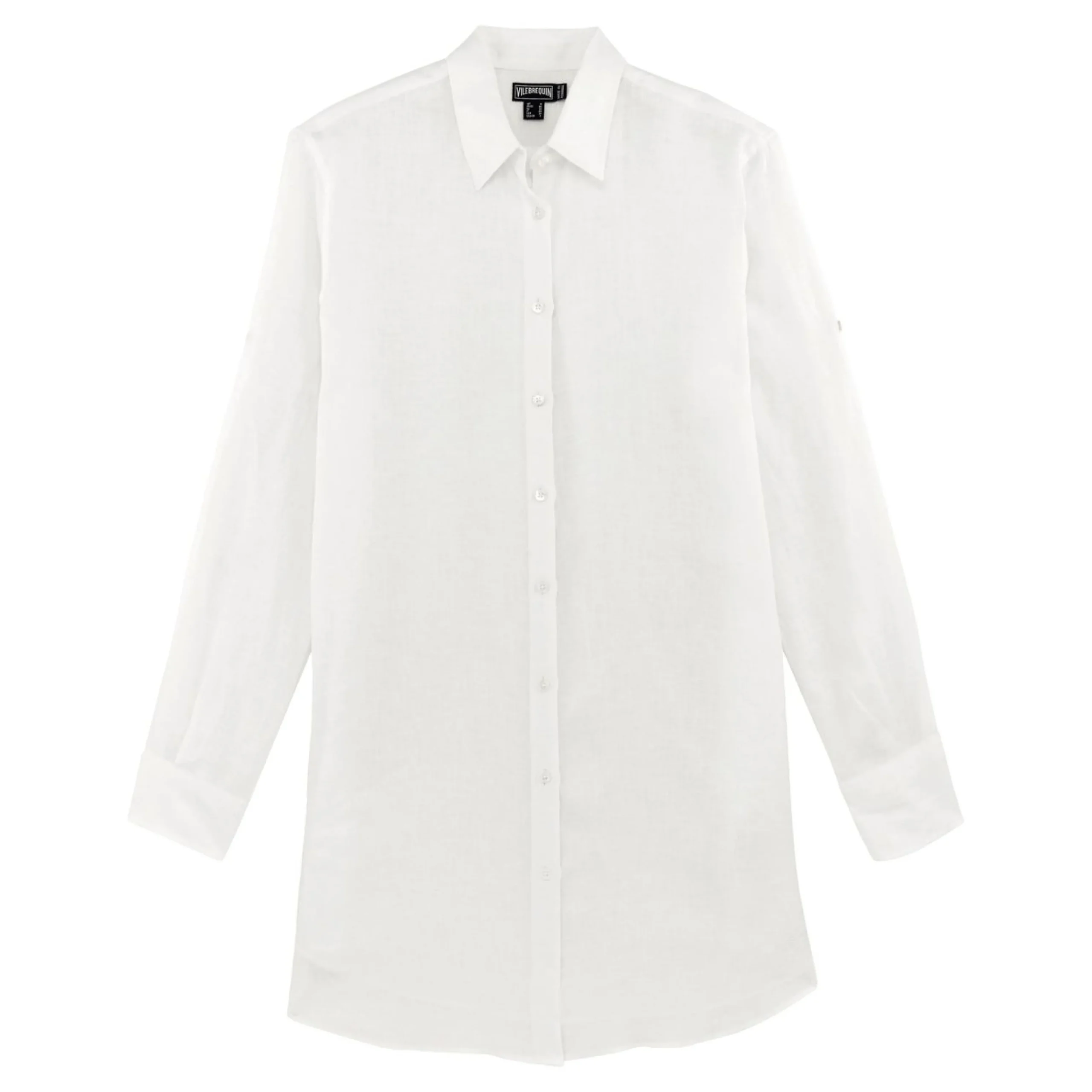 Femme Vilebrequin Tuniques^Robe Chemise Femme En Lin Unie
