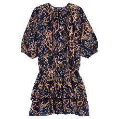 Femme Vilebrequin Robes^Robe Courte A Volants En Coton Femme Sweet Blossom