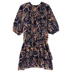 Femme Vilebrequin Robes^Robe Courte A Volants En Coton Femme Sweet Blossom