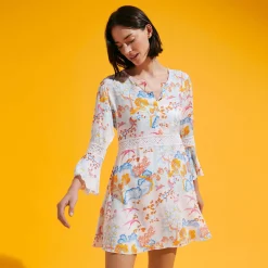Femme Vilebrequin Robes^Robe Courte Femme Peaceful Trees