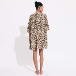Femme Vilebrequin Robes^Robe Courte Femme Turtles Leopard