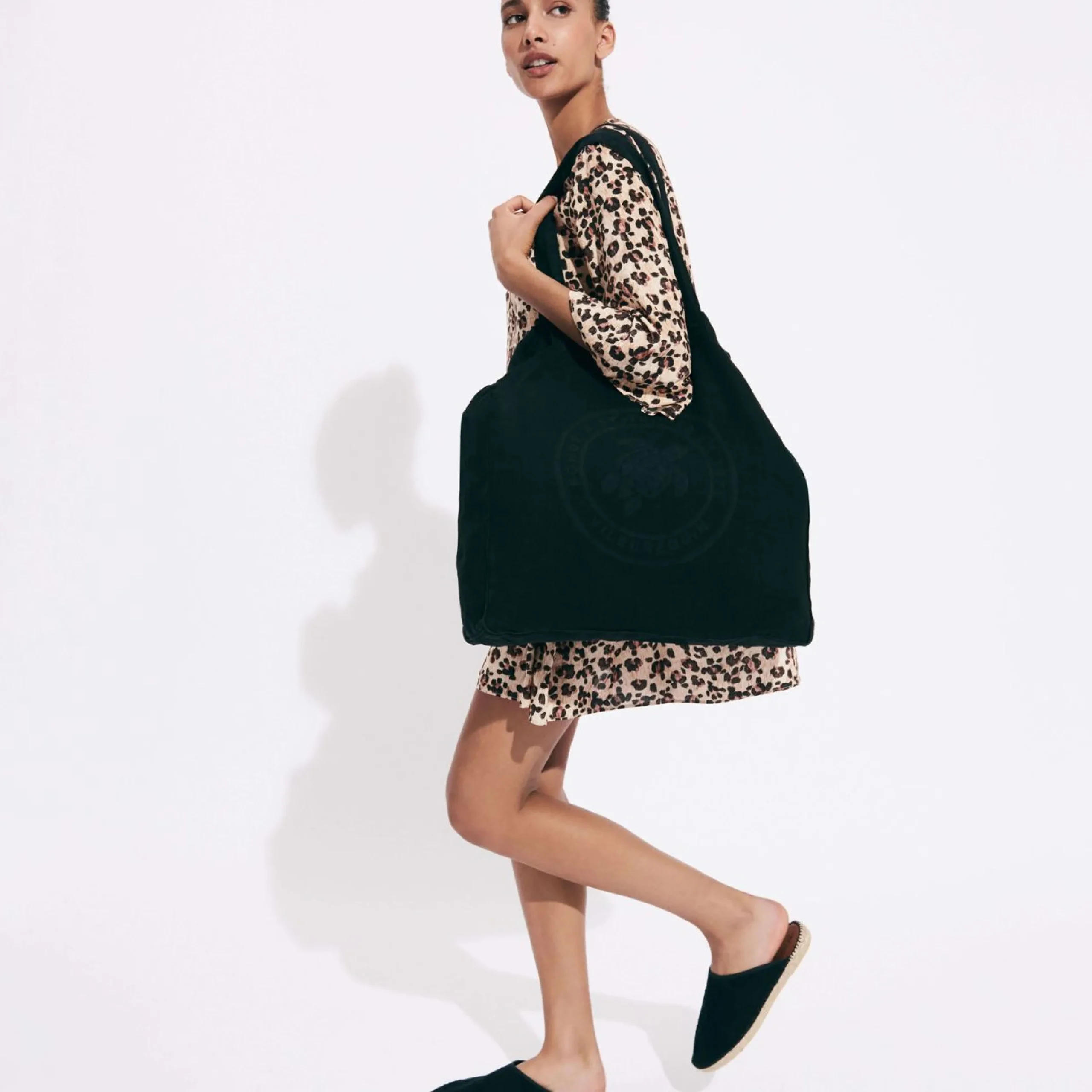 Femme Vilebrequin Robes^Robe Courte Femme Turtles Leopard
