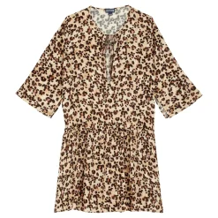 Femme Vilebrequin Robes^Robe Courte Femme Turtles Leopard
