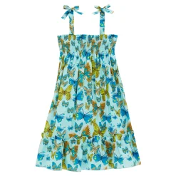 Fille Vilebrequin Robes^Robe En Coton Fille Butterflies