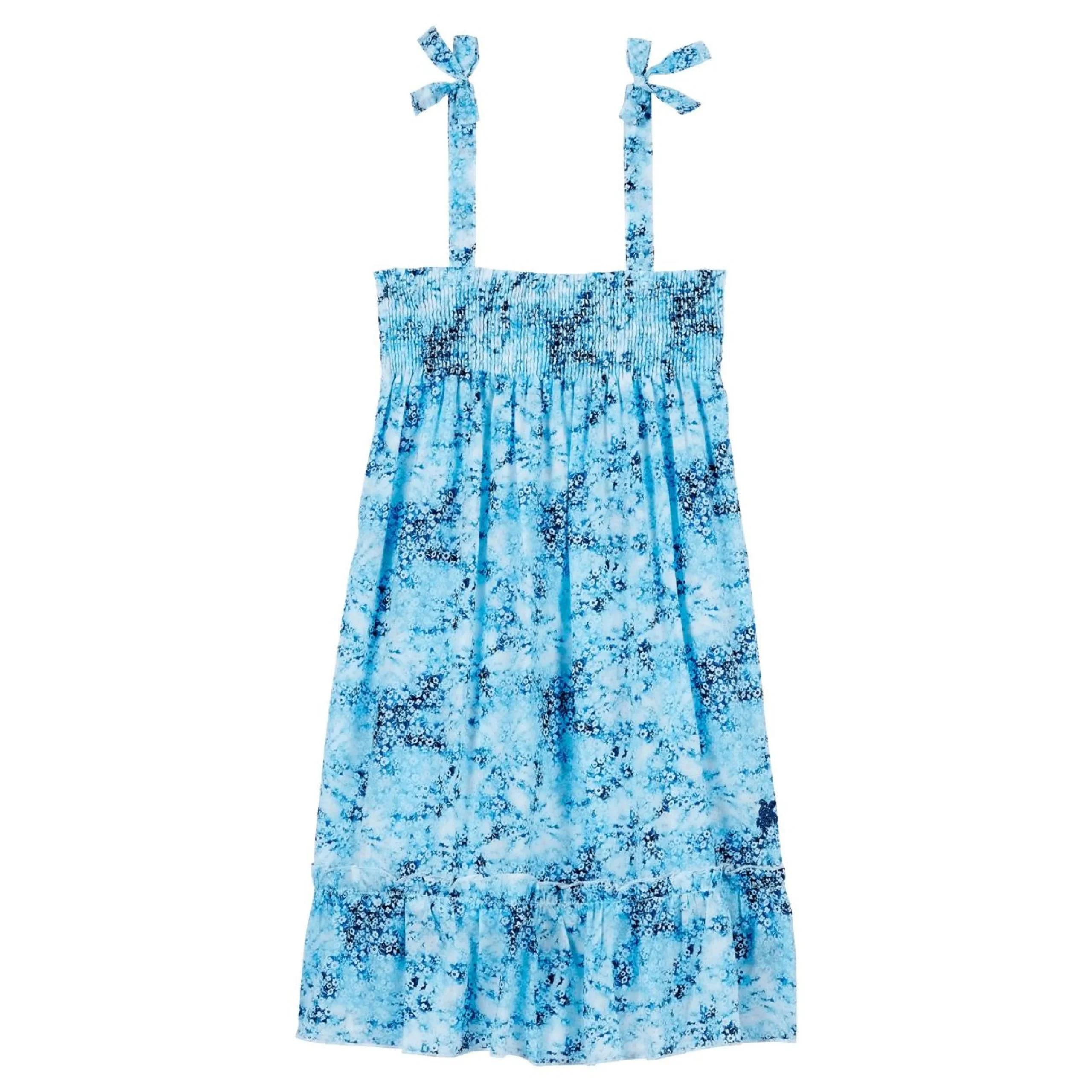 Fille Vilebrequin Robes^Robe En Coton Fille Flowers Tie & Dye