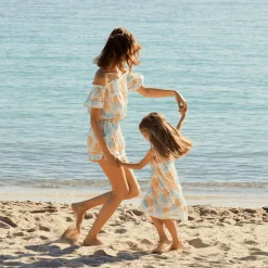 Fille Vilebrequin Robes^Robe Fille Iridescent Flowers Of Joy- X Poupette St Barth