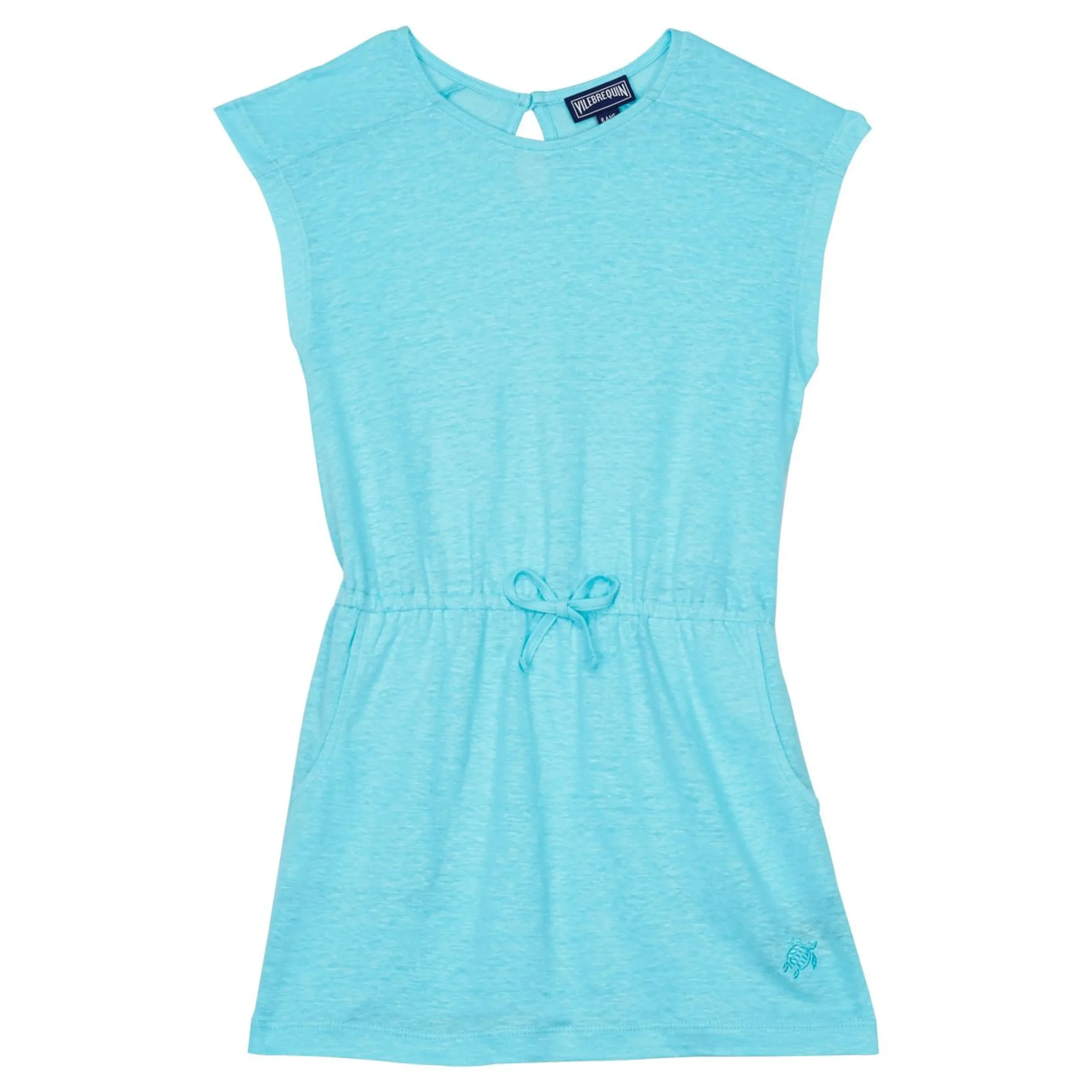 Fille Vilebrequin Robes^Robe Fille Uni En Lin