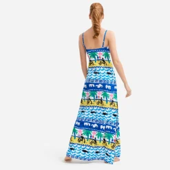 Femme Vilebrequin Robes^Robe Longue Bustier Femme La Mer - X Jcc+ - Edition Limitee