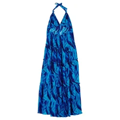 Femme Vilebrequin Robes^Robe Longue Dos Nu En Coton Femme Les Draps Froisses
