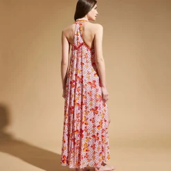 Femme Vilebrequin Robes^Robe Longue Femme Iris Lace- X Poupette St Barth