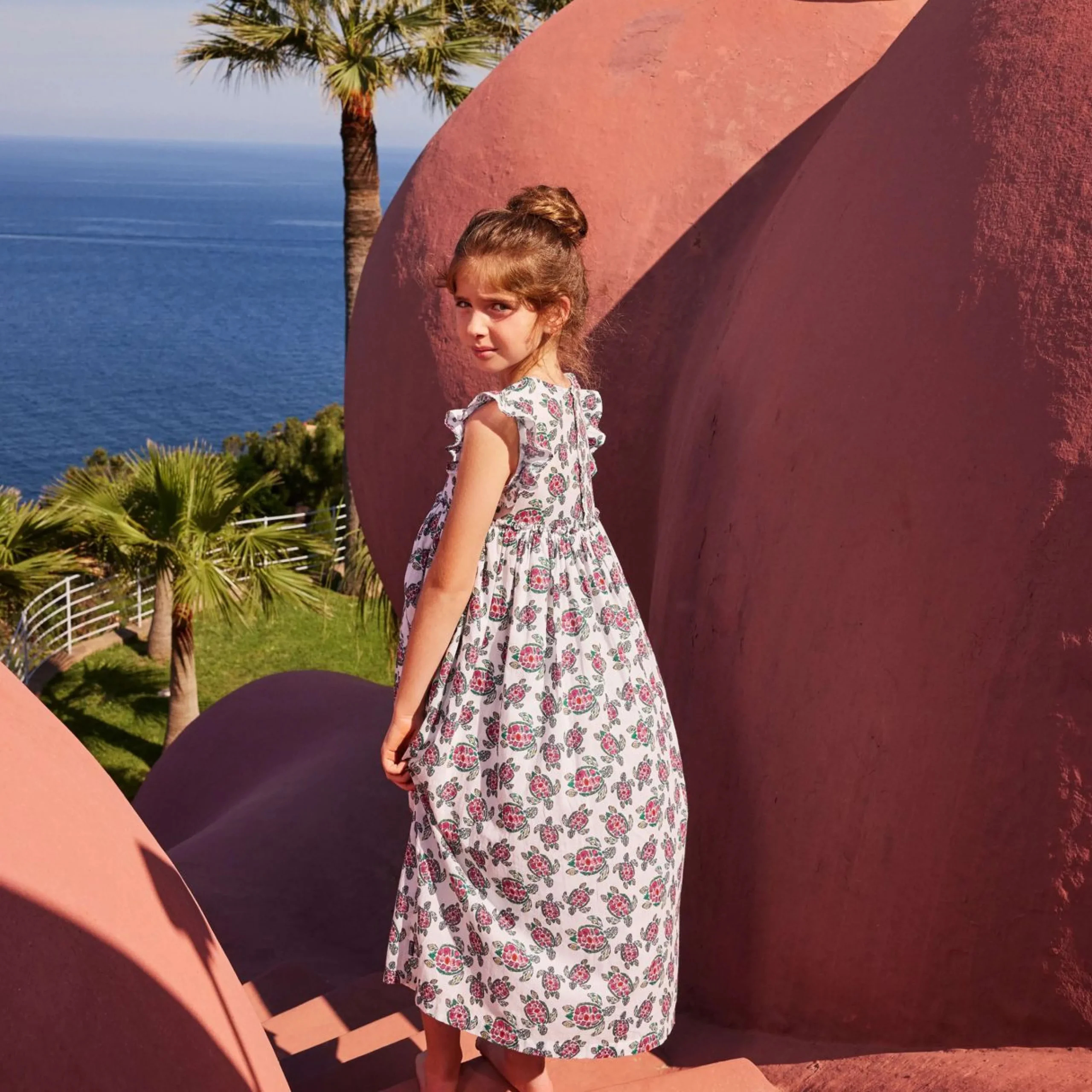 Fille Vilebrequin Robes^Robe Longue Fille Provencal Turtle