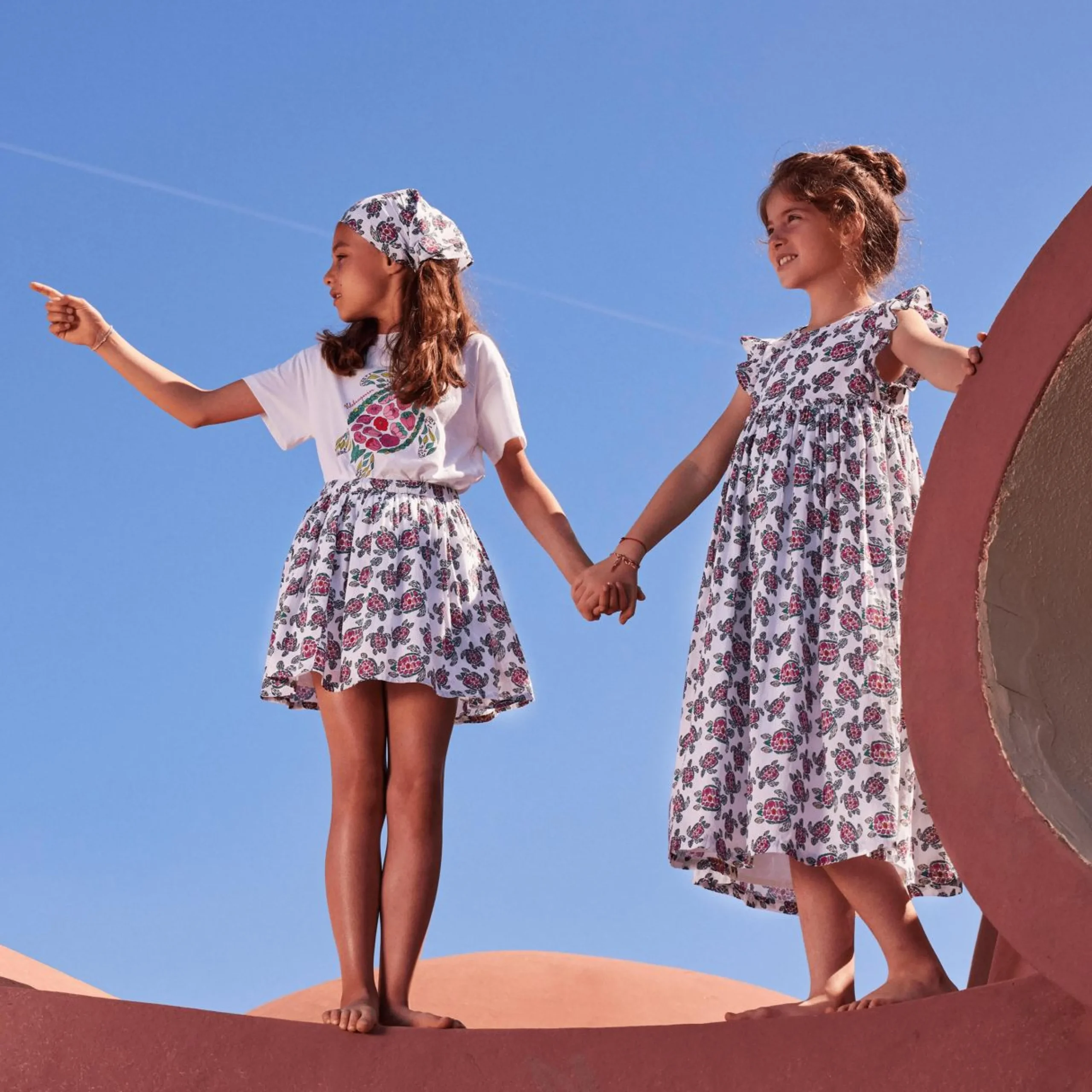 Fille Vilebrequin Robes^Robe Longue Fille Provencal Turtle
