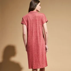 Femme Vilebrequin Robes^Robe Longue Polo En Lin Femme Unie