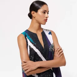 Femme Vilebrequin Tuniques^Robe Longue Sans Manche Femme Envoutement - X Deux Femmes Noires