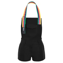 Femme Vilebrequin Combishorts^Salopette Short Femme Noire Rainbow - X Jcc+ - Edition Limitee