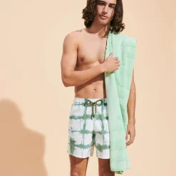 Femme Vilebrequin Serviettes De Plage Et Pareos^Serviette De Plage En Coton Coloration Minerale Naturelle