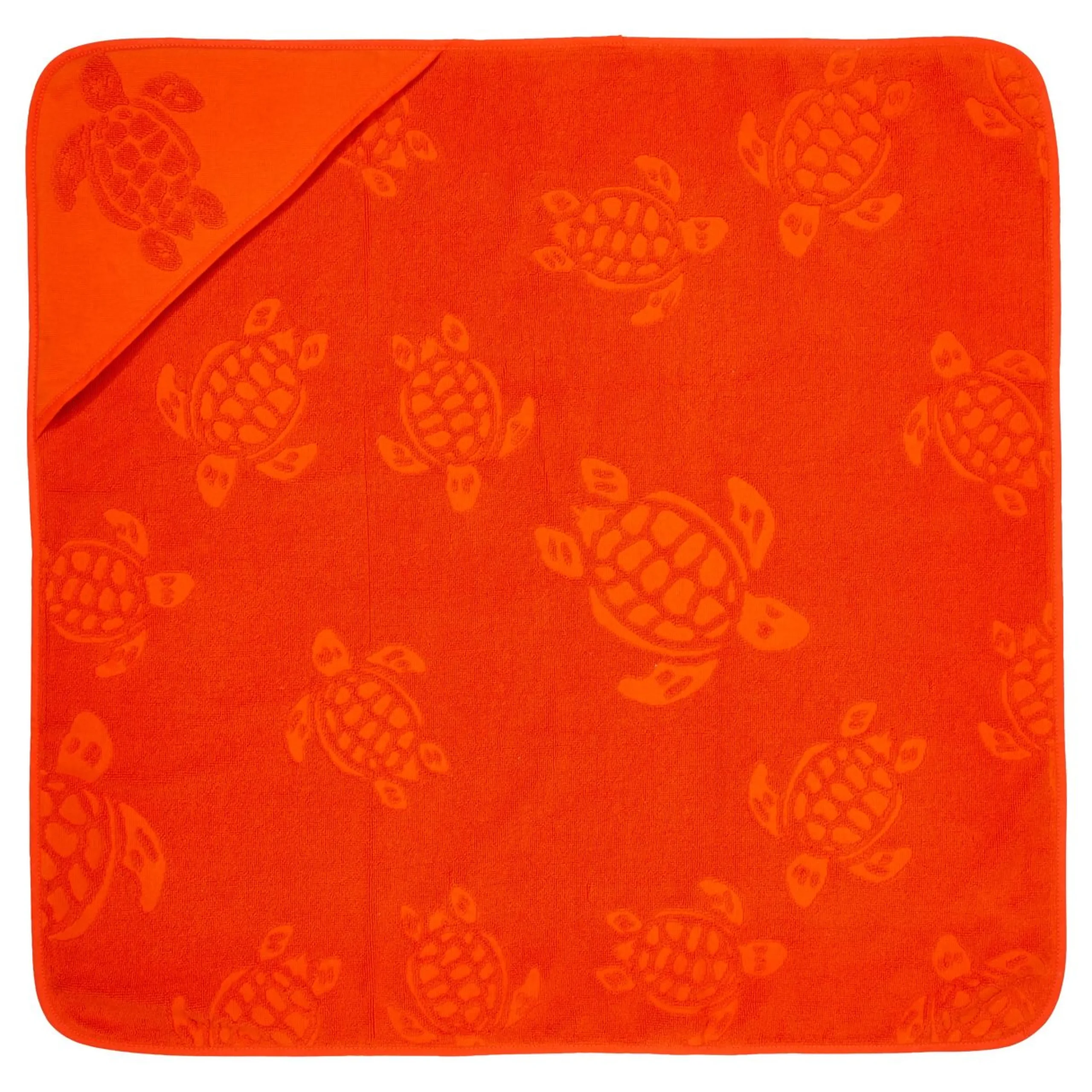 Fille Vilebrequin Ponchos Et Serviettes^Serviette De Plage En Jacquard Tortue Bebe Uni