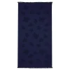 Fille Vilebrequin Ponchos Et Serviettes^Serviette De Plage Fouta Uni En Coton Biologique Jacquard Tortues