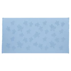 Fille Vilebrequin Ponchos Et Serviettes^Serviette De Plage Fouta Uni En Coton Biologique Jacquard Tortues