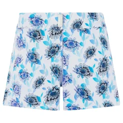 Femme Vilebrequin Shorties^Shorty De Bain Femme Ceinture Plate Flash Flowers