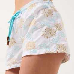 Femme Vilebrequin Shorties^Shorty De Bain Femme Iridescent Flowers Of Joy