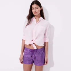 Femme Vilebrequin Shorties^Shorty De Bain Femme Polyamide Recycle Valentine'S Day