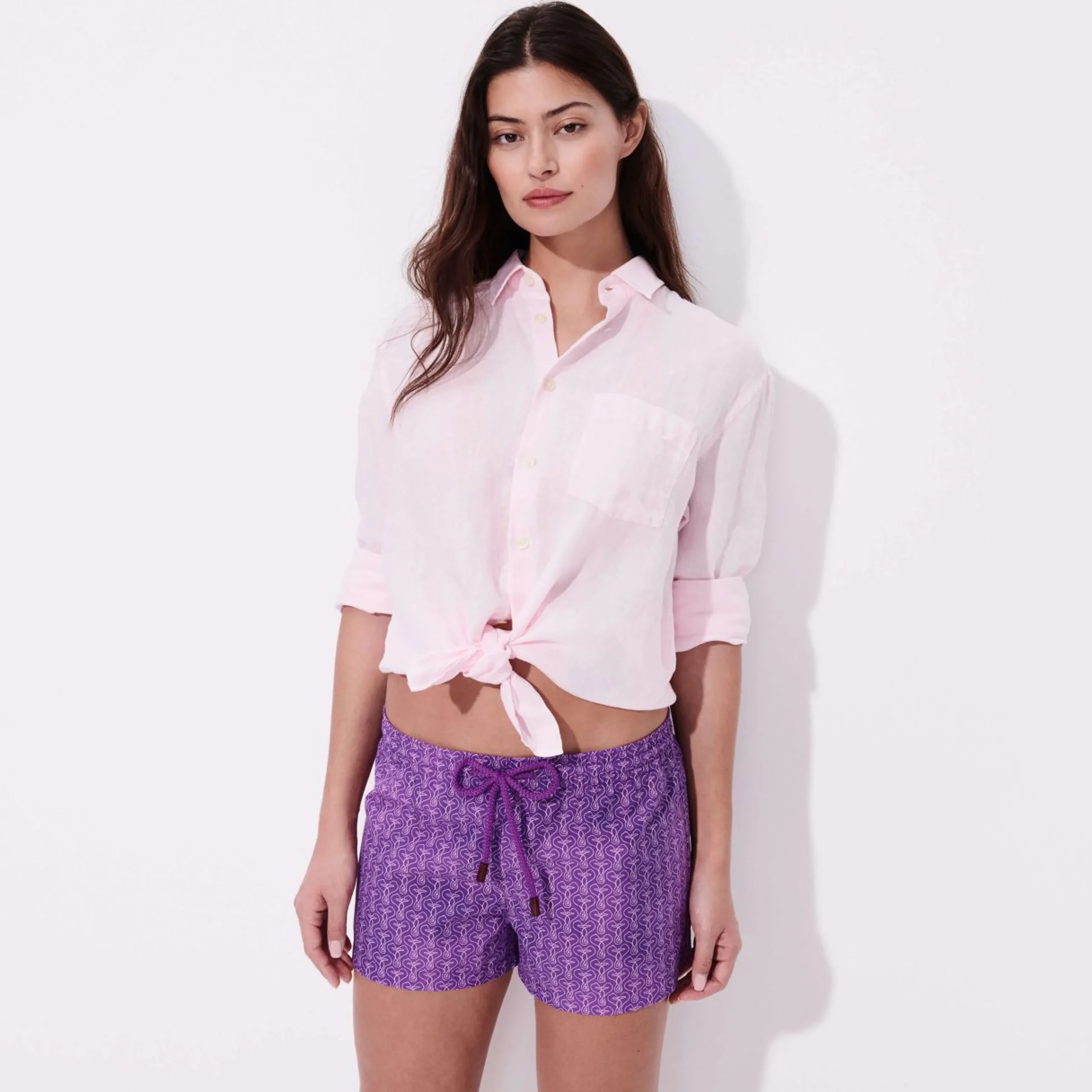 Femme Vilebrequin Shorties^Shorty De Bain Femme Polyamide Recycle Valentine'S Day