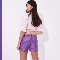 Femme Vilebrequin Shorties^Shorty De Bain Femme Polyamide Recycle Valentine'S Day