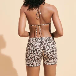Femme Vilebrequin Shorties^Shorty De Bain Femme Turtles Leopard