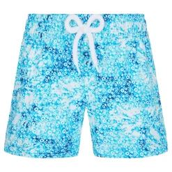 Fille Vilebrequin Shorties^Shorty De Bain Fille Flowers Tie & Dye