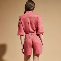 Femme Vilebrequin Shorties^Shorty En Jersey De Lin Femme
