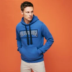 Homme Vilebrequin Sweats^Sweat A Capuche Brodé En Coton Homme Uni
