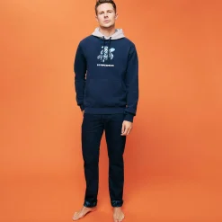 Homme Vilebrequin Sweats^Sweat A Capuche Brodé En Coton Homme Requins 3D