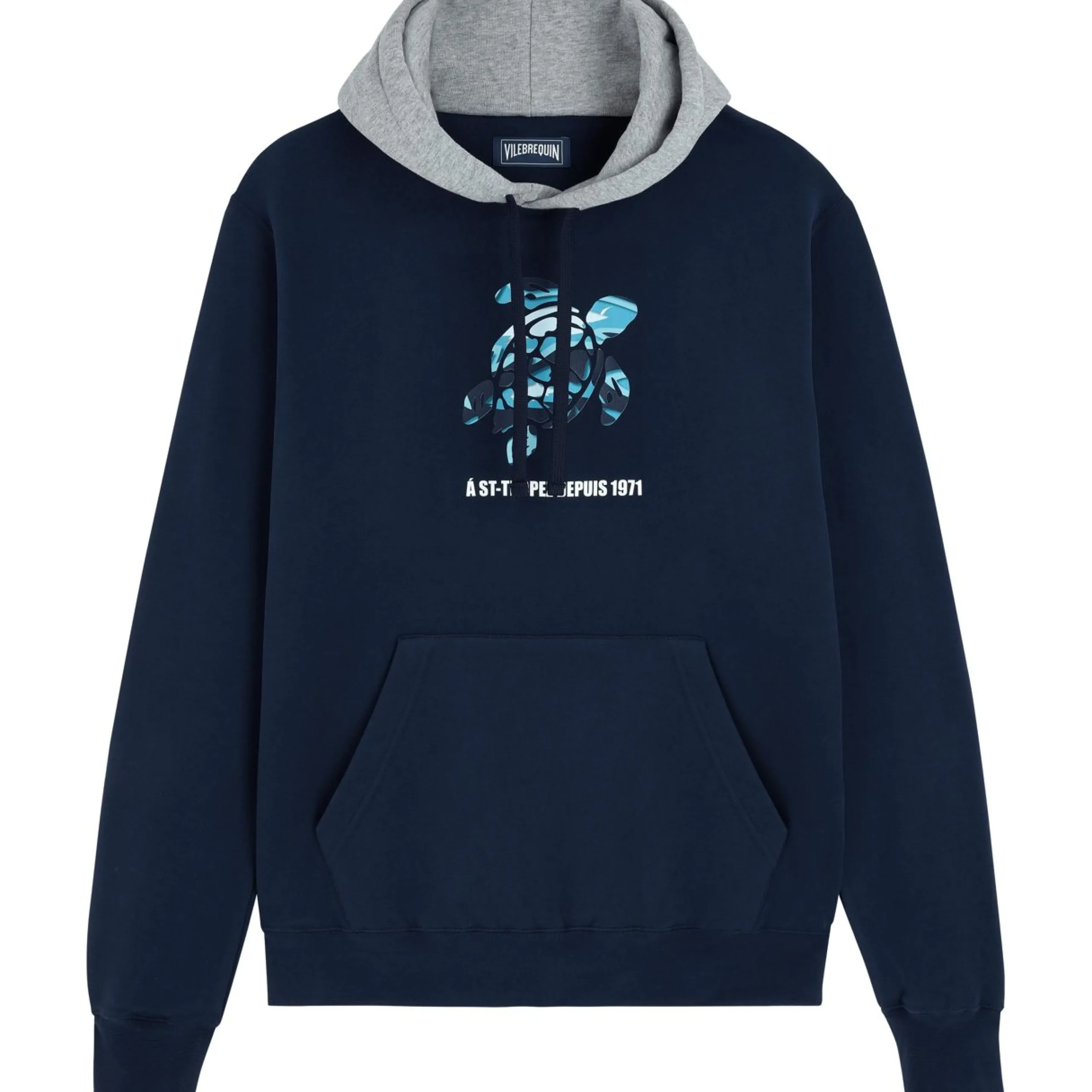 Homme Vilebrequin Sweats^Sweat A Capuche Brodé En Coton Homme Requins 3D