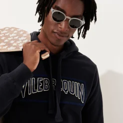 Homme Vilebrequin Sweats^Sweat A Capuche Brodé En Coton Homme Uni